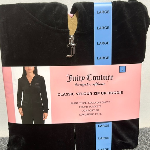 NWT Juicy Couture x Mean Girls Women's Velour Jacket Black - Picture 1 of 7